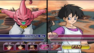 Dragon Ball Z Budokai Tenkaichi 3 gameplay Majin Buu VS Videl