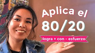 Ley de PARETO: Regla 80/20 para ser más PRODUCTIVA | ¡Trabaja hasta un 80% MENOS!