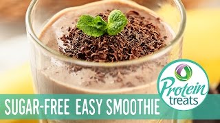 Funky Monkey Smoothie with NO Bananas! Protein Treats by nutracelle