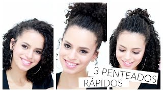 3 PENTEADOS RÁPIDOS E FÁCEIS PARA ESCOLA/FACULDADE | Por Nanda Soares