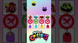 Smiling Critters vs Nightmare Critters Chapter 4 pass the IQ challenge #shorts #poppyplaytime