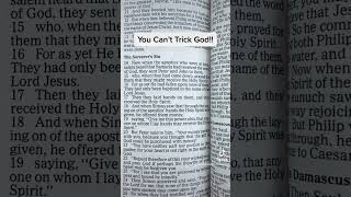 You Can’t Trick God!!