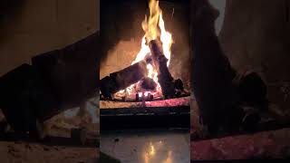 Relaxing Fireplace sounds - Burning Logs & Cracking Fire Sounds Sounds for Stress Relief