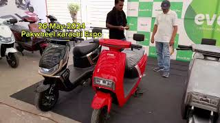 Evee Electric Scootoers #karachiexpo  #evee #pakwheels