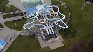 Red Oaks water park in Sterling heights MI, off season