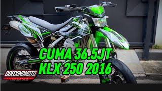 TERMURAH 36.5JT SAJA‼️KLX 250 SUPERMOTO TAHUN 2016 PAJAK ON