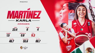 Karla Martínez - FIBA Women's Basketball World Cup 2026 Pre-Qualifying (México)