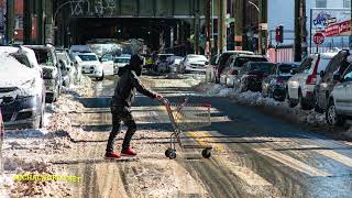 Snow storm aftermath photography