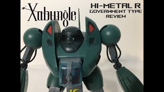 Xabungle Government Type Hi-Metal R Bandai Review