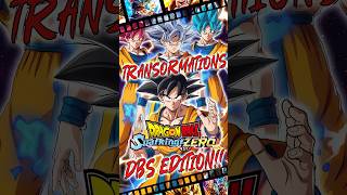 Rating EVERY Dragon Ball Super Goku Transformation in Sparking Zero