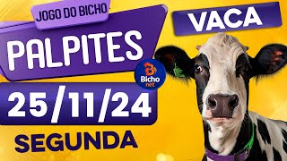 PALPITE DO DIA 25/11/2024 - JOGO DO BICHO 🍀 TODAS AS LOTERIAS 🍀