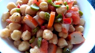 ENSALADA DE GARBANZOS!! Sana y muy nutritiva