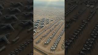 collection of airplane at the largest airplane #boneyard in the world. #airforce #shorts #shorts