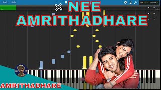 Nee Amrithadhare Piano Tutorial | Amrithadhare | Sandalwood | ನೀ ಅಮೃತಧಾರೆ | Rishabh DA