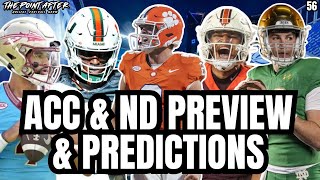 ACC & Notre Dame Preview & Predictions | The Point After S3 EP4