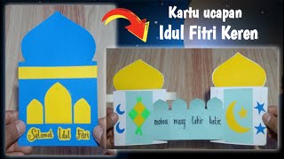 Cara membuat kartu ucapan Idul Fitri