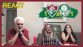 FAMÍLIA TRICOLOR REAGE À 1 FLUMINENSE X 1 PALMEIRAS  - CAMPEONATO BRASILEIRO 2021