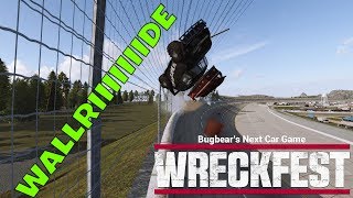 WALLRIDING CASKET BUG! | Next Car Game Wreckfest Mods | G27 Wheel Cam | CRAZIEST CAR MOD EVER!!!