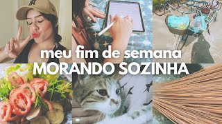 VLOG | ÚLTIMO FDS MORANDO SOZINHA | bem agitado por sinal | @ClickdaJu