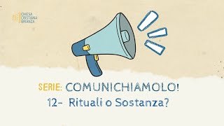 Rituale o Sostanza? (audio)