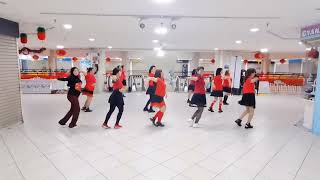 Tic, Tic, Tac Samba 2024 Line Dance - Demo By D'Sisters & Friends LDG @adelaineade5599