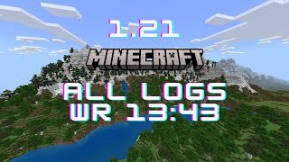 Minecraft - 1.21 RSG All Logs Speedrun WR [13:43]