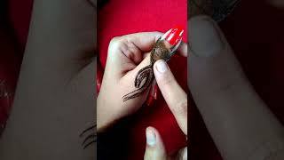 Negative mehndi design ||reverse mehndi design ||lovely fingers mehndi designs #shorts #ytshorts