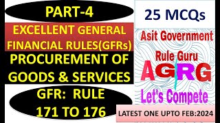 EXCELLENT GENERAL FINANCIAL RULES(GFRs): PART-4