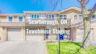 Scarborough Agincourt North Townhouse Staging | 4 bed 3 bath | 1400-1599 Sqft | iHome Staging Inc.