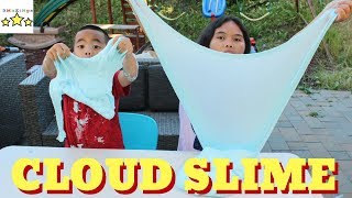 GIANT Fluffy Cloud Slime for kids