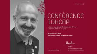 Conférence IDHEAP│Ian Logan