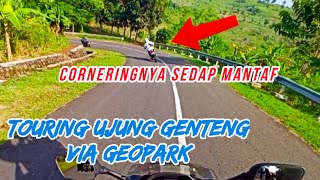 Touring Ujung Genteng Via Geopark | Cornering nya sedap mantaf