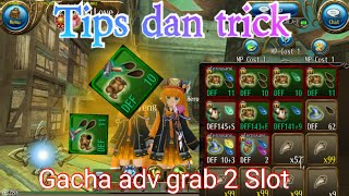 Cara gw gacha adv grab 2 slot - Toram Online