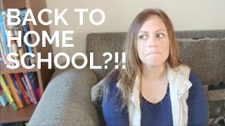 Back to Homeschool?!!