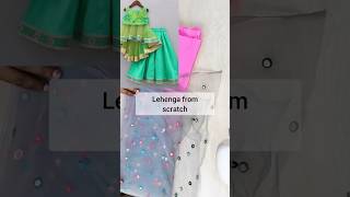 baby outfit from scratch (part1) #stitchingdiary #babylehengacholicuttingandstitching #youtubeshort