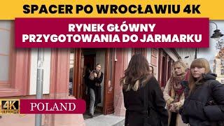 Spacer po Wrocławiu - Rynek Główny - Przygotowania do Jarmarku Bożonarodzeniowego 🎄✨