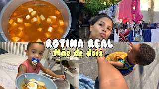 MINHA NOVA ROTINA DO DIA COM HEITOR NA ESCOLA *mãe de dois* Maxuellen Martins