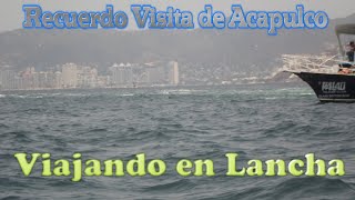 visitando el mar de Acapulco recuerdo