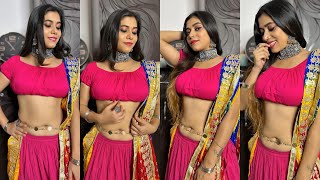 Hindi actress sapna tripathy beautiful nave🌸🙄photoshoot video💚#actress#hindimodel#instagramreels