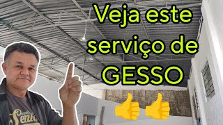 Veja este serviço de GESSO 👍👍