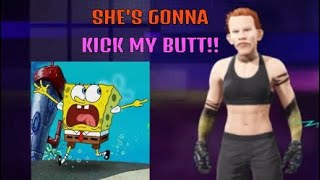 LADY LEPRECHAUN VS. ANOTHER WOMAN!!!  UFC4  | LIVE COMMENTARY