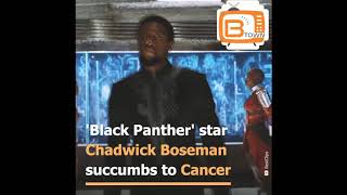 The Black Panther Passes Into The Twilight, Cancer Claims Chadwick Boseman  . . . . #chadwickboseman