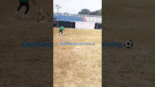 Goalkeeper agility Entertainment warm up training/Keeper practice with agility #shorts #viral #dril