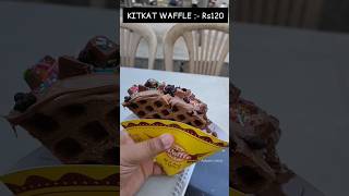 VAPI STREET FOOD| THE WAFFLE WINGS KITKAT WAFFLE #streetfood #vapifood #gujarat #shorts