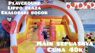 PLAYGROUND BAGUS BANYAK PERMAINAN || ADA MANDI BOLA DAN PEROSOTAN DI MALL