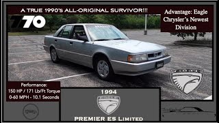 1991 Eagle Premier ES Limited | In-Depth Walk Around Review | The Eagle Advantage | 90's Survivor!!!