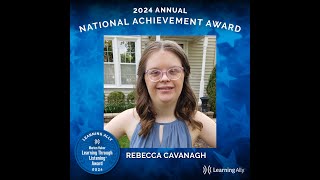 National Achievement Award Winner - Rebecca C.