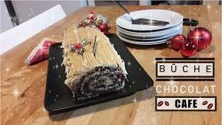 Bûche chocolat & café