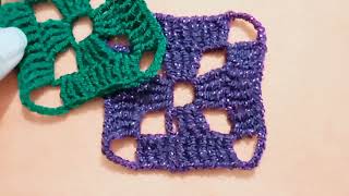 How to Crochet simple square