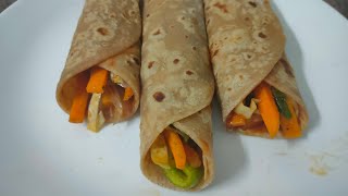 Vegetable  Chappathi Roll || சுவையான வெஜ் சப்பாத்தி ரோல் இப்படி செய்து பாருங்க.....